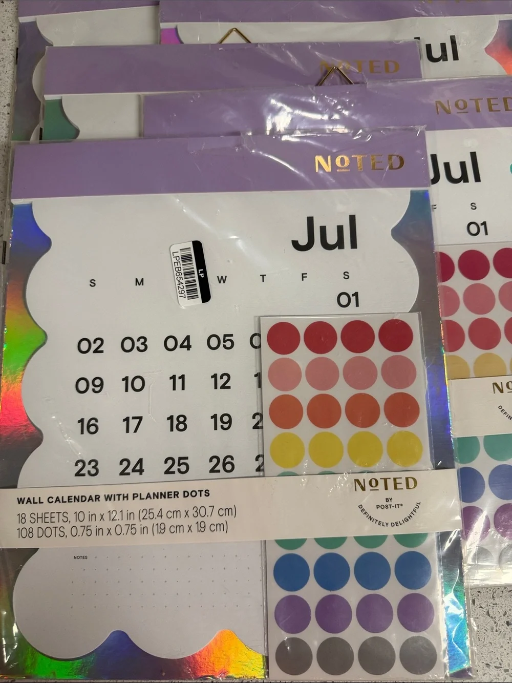 7 Noted 2021 Calendar & Planner Dotsw